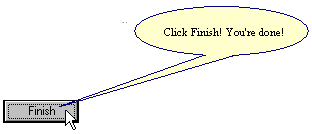 Click on Finish. You're done!
